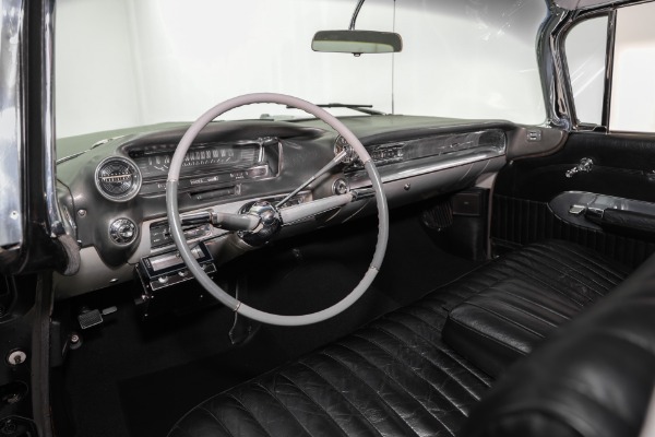 For Sale Used 1959 Cadillac Fleetwood Elegant & Original, Jet Black Series 75 Limousine, Gray Int. 390 Auto PS PB | American Dream Machines Des Moines IA 50309