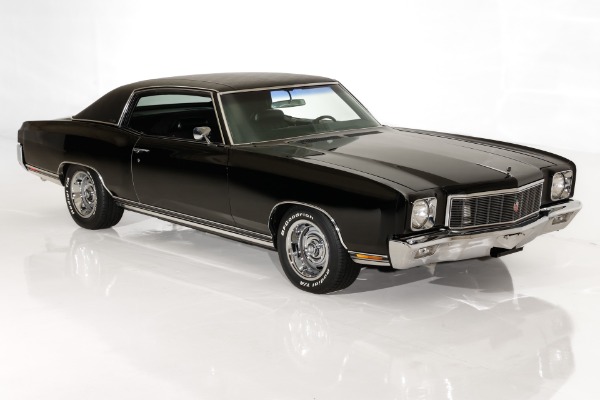 For Sale Used 1971 Chevrolet Monte Carlo Triple Black 350 PS PB AC | American Dream Machines Des Moines IA 50309