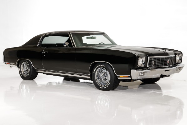 For Sale Used 1971 Chevrolet Monte Carlo Triple Black 350 PS PB AC | American Dream Machines Des Moines IA 50309