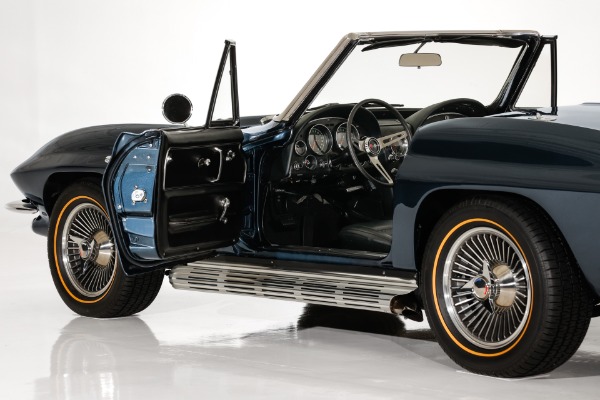 For Sale Used 1966 Chevrolet Corvette Laguna Blue ZZ3 350 4-Speed | American Dream Machines Des Moines IA 50309