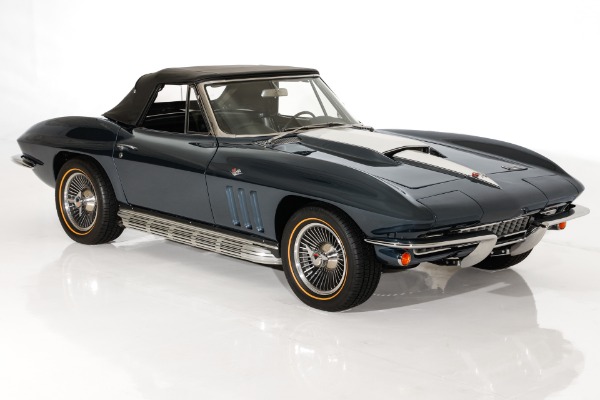 For Sale Used 1966 Chevrolet Corvette Laguna Blue ZZ3 350 4-Speed | American Dream Machines Des Moines IA 50309