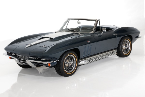 For Sale Used 1966 Chevrolet Corvette Laguna Blue ZZ3 350 4-Speed | American Dream Machines Des Moines IA 50309