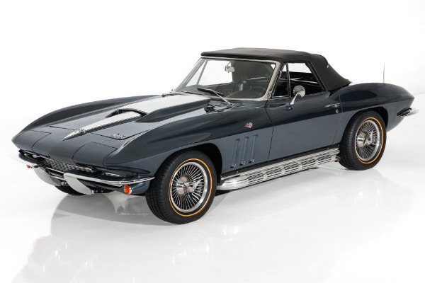 For Sale Used 1966 Chevrolet Corvette Laguna Blue ZZ3 350 4-Speed | American Dream Machines Des Moines IA 50309