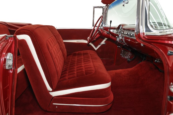 For Sale Used 1955 Chevrolet Bel Air Ruby Red Metallic 327, Auto PS | American Dream Machines Des Moines IA 50309