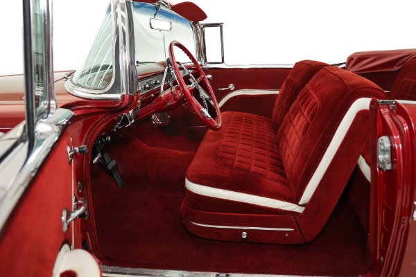 For Sale Used 1955 Chevrolet Bel Air Ruby Red Metallic 327, Auto PS | American Dream Machines Des Moines IA 50309