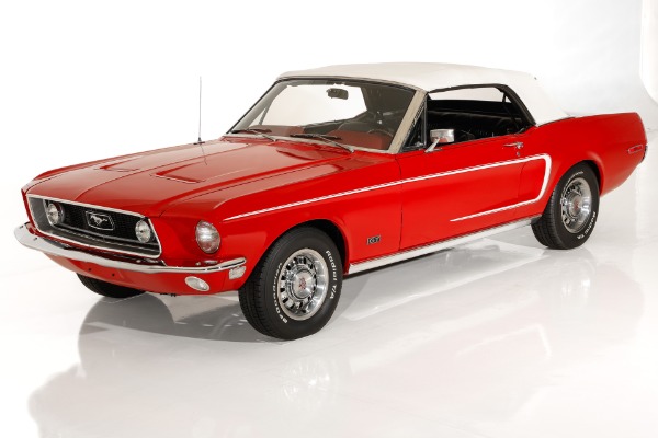 For Sale Used 1968 Ford Mustang Candy Apple Red  5.0 HO, 5-Speed | American Dream Machines Des Moines IA 50309