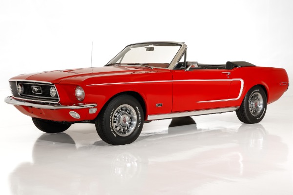 For Sale Used 1968 Ford Mustang Candy Apple Red  5.0 HO, 5-Speed | American Dream Machines Des Moines IA 50309