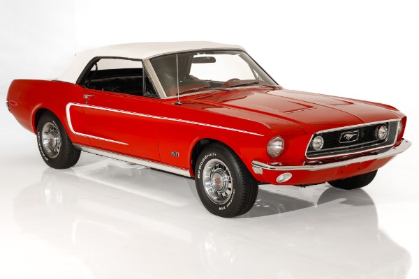 For Sale Used 1968 Ford Mustang Candy Apple Red  5.0 HO, 5-Speed | American Dream Machines Des Moines IA 50309