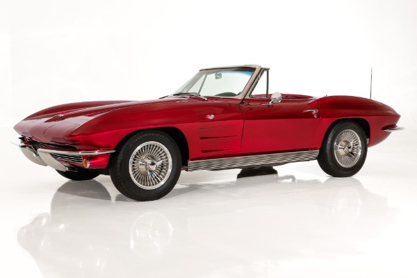 For Sale Used 1963 Chevrolet Corvette Candy Brandywine 327/340hp | American Dream Machines Des Moines IA 50309