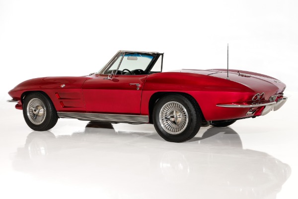 For Sale Used 1963 Chevrolet Corvette Candy Brandywine 327/340hp | American Dream Machines Des Moines IA 50309