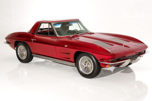 For Sale Used 1963 Chevrolet Corvette Candy Brandywine 327/340hp | American Dream Machines Des Moines IA 50309