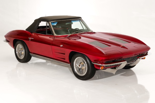 For Sale Used 1963 Chevrolet Corvette Candy Brandywine 327/340hp | American Dream Machines Des Moines IA 50309