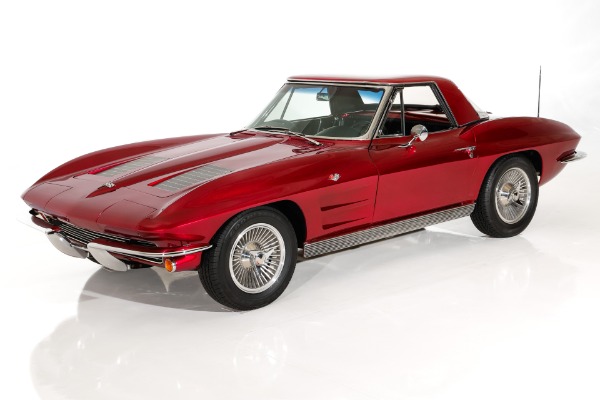 For Sale Used 1963 Chevrolet Corvette Candy Brandywine 327/340hp | American Dream Machines Des Moines IA 50309