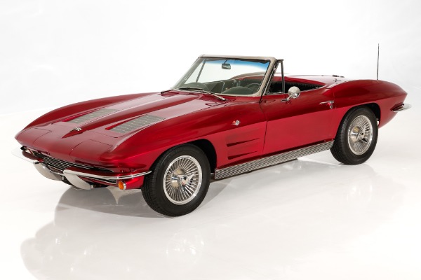 For Sale Used 1963 Chevrolet Corvette Candy Brandywine 327/340hp | American Dream Machines Des Moines IA 50309