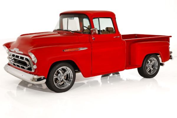 For Sale Used 1957 Chevrolet Pickup Big Back Window LT1 V8 Auto AC | American Dream Machines Des Moines IA 50309