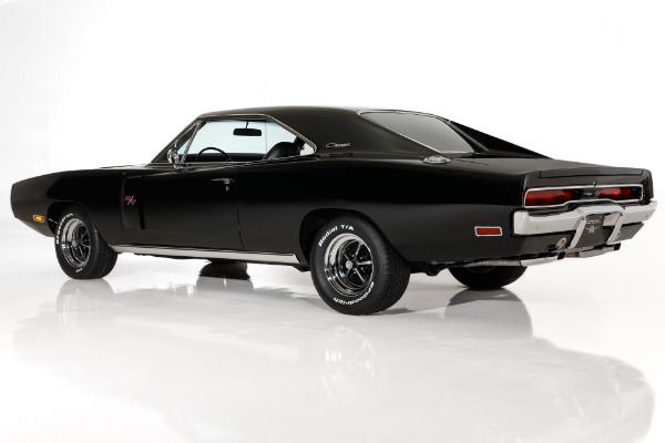 For Sale Used 1970 Dodge Charger Real Black R/T 440 6-Pack 4-Speed | American Dream Machines Des Moines IA 50309