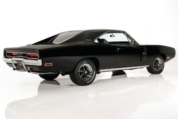 For Sale Used 1970 Dodge Charger Real Black R/T 440 6-Pack 4-Speed | American Dream Machines Des Moines IA 50309