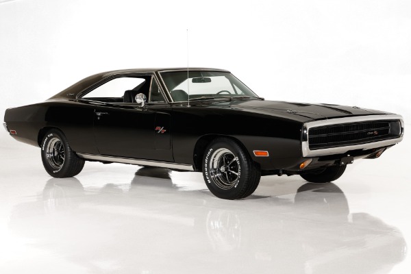 For Sale Used 1970 Dodge Charger Real Black R/T 440 6-Pack 4-Speed | American Dream Machines Des Moines IA 50309