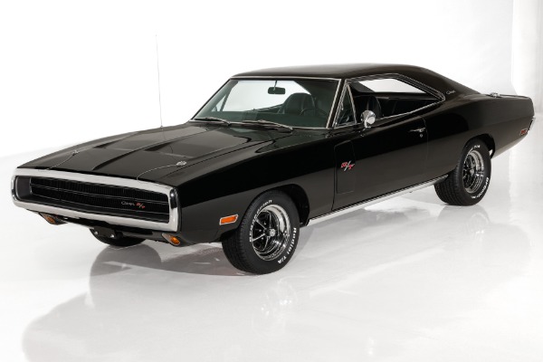 For Sale Used 1970 Dodge Charger Real Black R/T 440 6-Pack 4-Speed | American Dream Machines Des Moines IA 50309