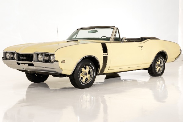 For Sale Used 1968 Oldsmobile 442 Convertible 400, 4-Speed PS PB | American Dream Machines Des Moines IA 50309