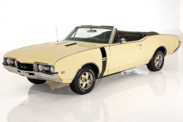 For Sale Used 1968 Oldsmobile 442 Convertible 400, 4-Speed PS PB | American Dream Machines Des Moines IA 50309