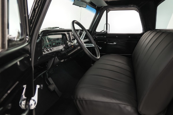 For Sale Used 1964 Chevrolet Pickup 4x4 Custom Cab Black V8 Auto, PS PB AC | American Dream Machines Des Moines IA 50309