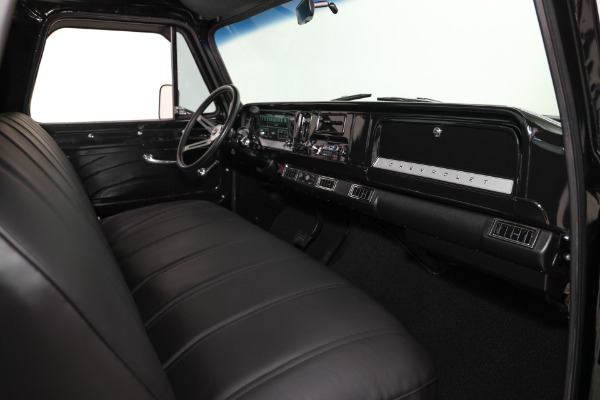 For Sale Used 1964 Chevrolet Pickup 4x4 Custom Cab Black V8 Auto, PS PB AC | American Dream Machines Des Moines IA 50309