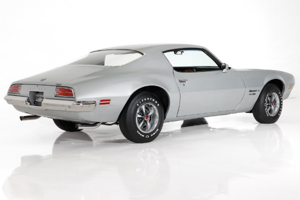 For Sale Used 1970 Pontiac Firebird Formula 400 Silver, Black Bucket & Console Int 400/330HP Auto PS PB PHS Extensive Resto | American Dream Machines Des Moines IA 50309