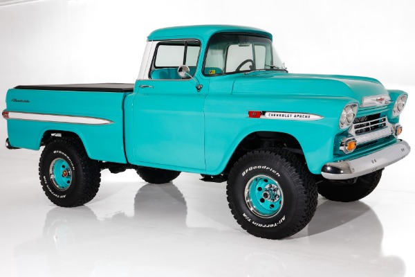 For Sale Used 1959 Chevrolet Pickup Apache 4X4, 1/2  5.7L V8  Auto | American Dream Machines Des Moines IA 50309