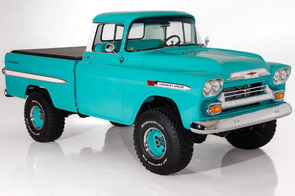 For Sale Used 1959 Chevrolet Pickup Apache 4X4, 1/2  5.7L V8  Auto | American Dream Machines Des Moines IA 50309