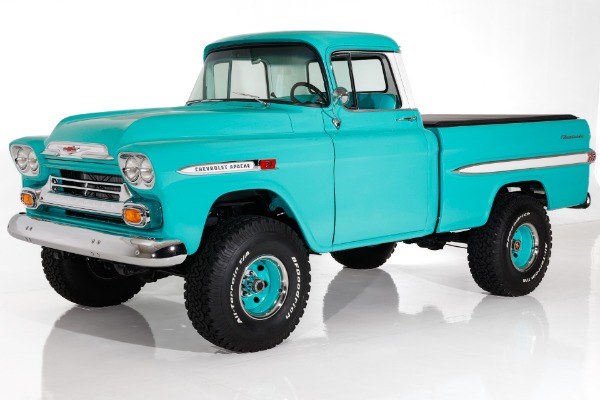 For Sale Used 1959 Chevrolet Pickup Apache 4X4, 1/2  5.7L V8  Auto | American Dream Machines Des Moines IA 50309