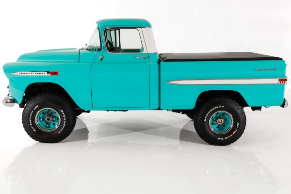 For Sale Used 1959 Chevrolet Pickup Apache 4X4, 1/2  5.7L V8  Auto | American Dream Machines Des Moines IA 50309