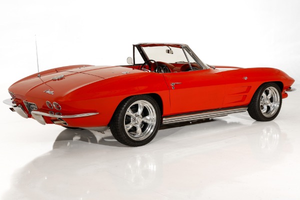 For Sale Used 1964 Chevrolet Corvette Factory Red on Red Roadster | American Dream Machines Des Moines IA 50309