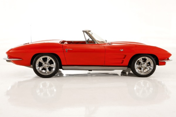 For Sale Used 1964 Chevrolet Corvette Factory Red on Red Roadster | American Dream Machines Des Moines IA 50309