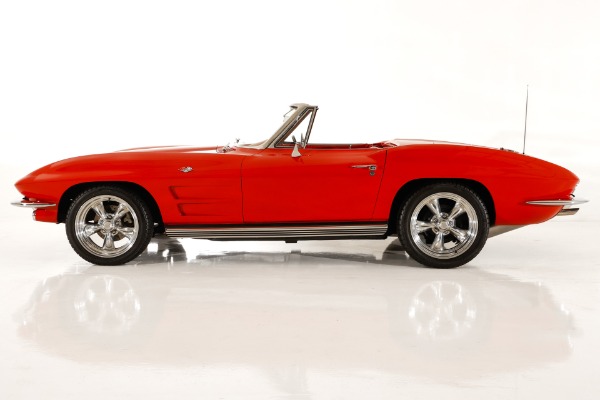 For Sale Used 1964 Chevrolet Corvette Factory Red on Red Roadster | American Dream Machines Des Moines IA 50309