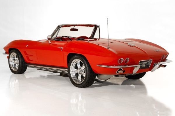 For Sale Used 1964 Chevrolet Corvette Factory Red on Red Roadster | American Dream Machines Des Moines IA 50309