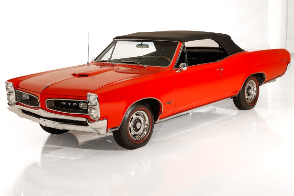 For Sale Used 1966 Pontiac GTO Convertible 389 Tri-Power, 4-Speed PS PB | American Dream Machines Des Moines IA 50309