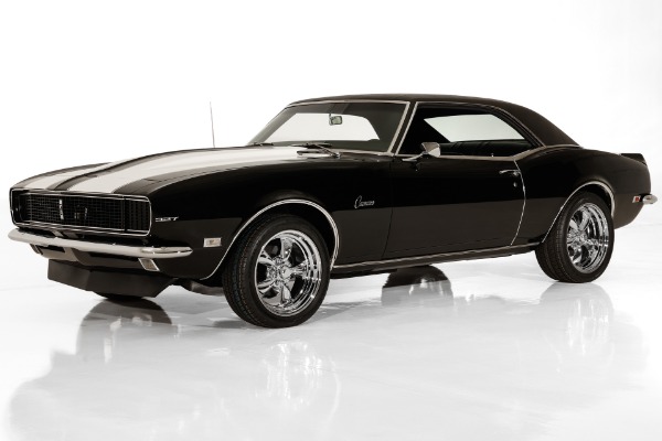 For Sale Used 1968 Chevrolet Camaro RS Triple Black AC 4-Wheel PDB | American Dream Machines Des Moines IA 50309