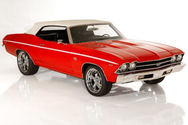 For Sale Used 1969 Chevrolet Chevelle PS PB New Black Int. SS options | American Dream Machines Des Moines IA 50309