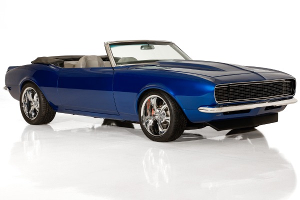 For Sale Used 1967 Chevrolet Camaro Electric Blue 5.7L 700R4 AC PS PB | American Dream Machines Des Moines IA 50309