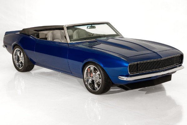 For Sale Used 1967 Chevrolet Camaro Electric Blue 5.7L 700R4 AC PS PB | American Dream Machines Des Moines IA 50309