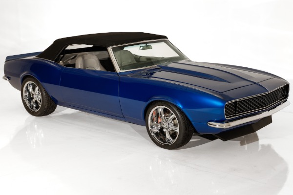 For Sale Used 1967 Chevrolet Camaro Electric Blue 5.7L 700R4 AC PS PB | American Dream Machines Des Moines IA 50309