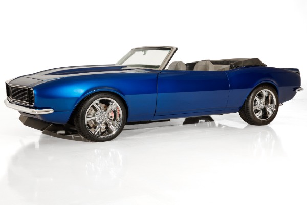 For Sale Used 1967 Chevrolet Camaro Electric Blue 5.7L 700R4 AC PS PB | American Dream Machines Des Moines IA 50309