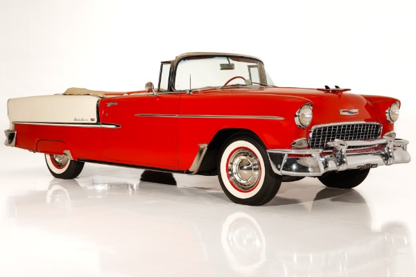 For Sale Used 1955 Chevrolet Bel Air 265 Auto, PS PB Frame-Off Restored | American Dream Machines Des Moines IA 50309