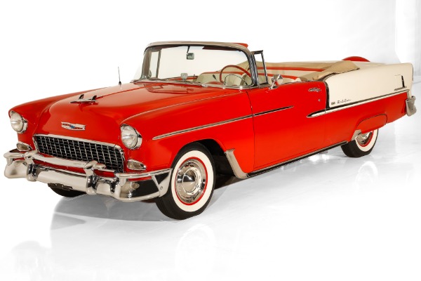 For Sale Used 1955 Chevrolet Bel Air 265 Auto, PS PB Frame-Off Restored | American Dream Machines Des Moines IA 50309