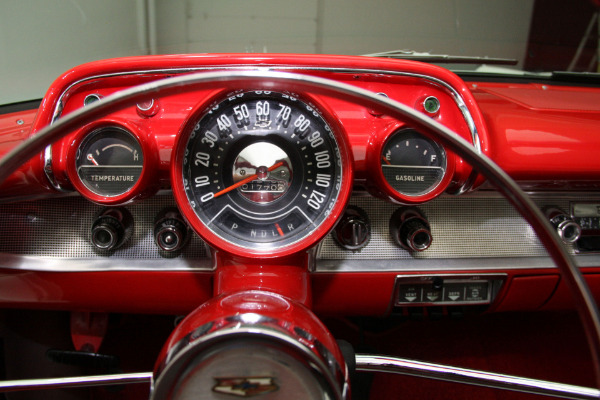 For Sale Used 1957 Chevrolet Belair Pearl white V8 Auto | American Dream Machines Des Moines IA 50309