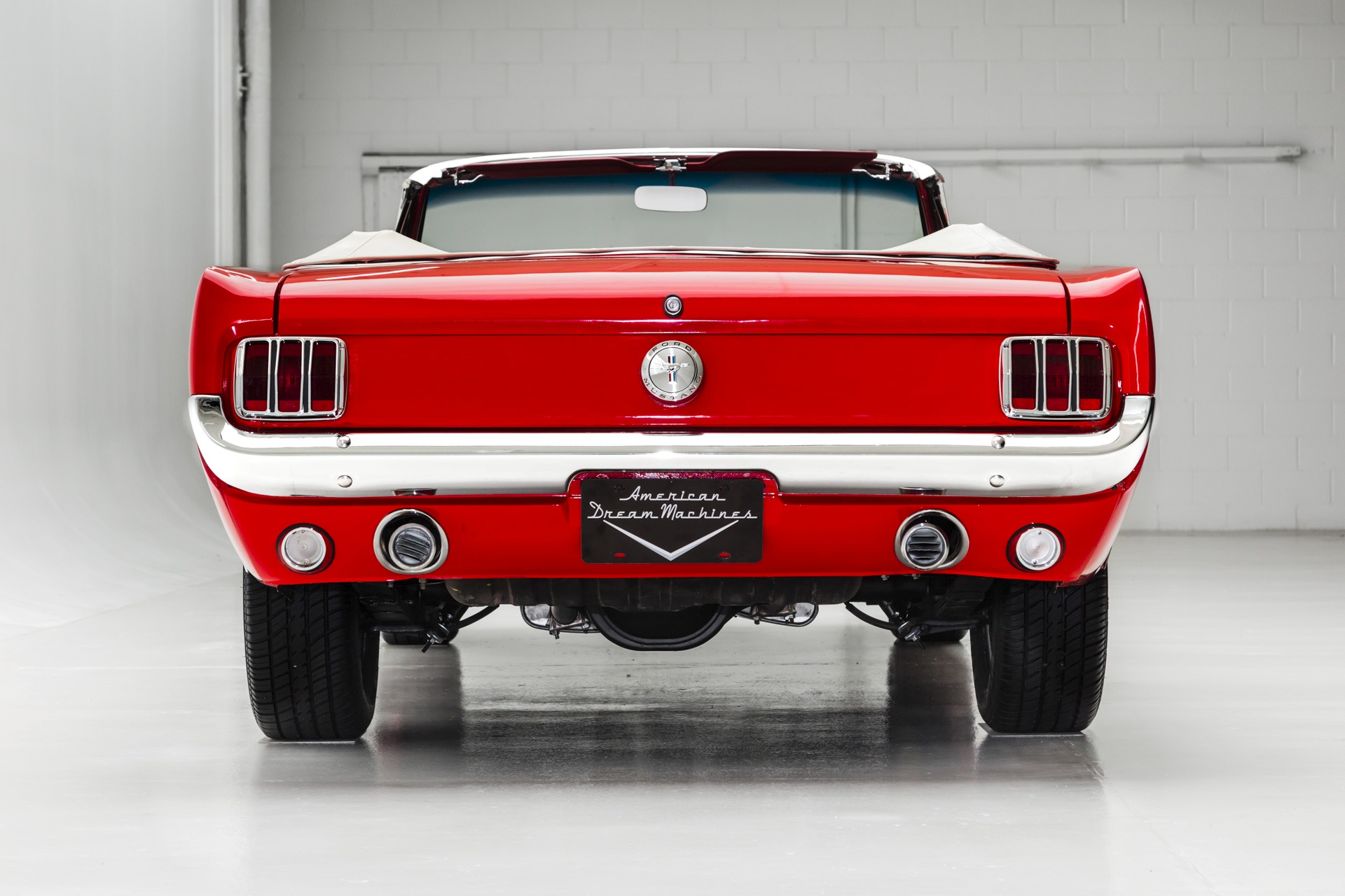 1966 Ford Mustang Red/Red Convertible 289 Stock # 3839 visit www ...